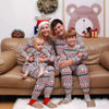 Christmas Family Matching Pajamas Set 2025 Mom Dad Kids Elk Print 2Pcs Clothes Baby Romper Family Look Soft Sleepwear Xmas Gift - MAGUSTA BEAUTY