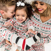 Christmas Family Matching Pajamas Set 2025 Mom Dad Kids Elk Print 2Pcs Clothes Baby Romper Family Look Soft Sleepwear Xmas Gift - MAGUSTA BEAUTY