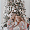 Christmas Family Matching Pajamas Set 2025 Mom Dad Kids Elk Print 2Pcs Clothes Baby Romper Family Look Soft Sleepwear Xmas Gift - MAGUSTA BEAUTY