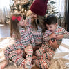 Christmas Family Matching Pajamas Set 2025 Mom Dad Kids Elk Print 2Pcs Clothes Baby Romper Family Look Soft Sleepwear Xmas Gift - MAGUSTA BEAUTY