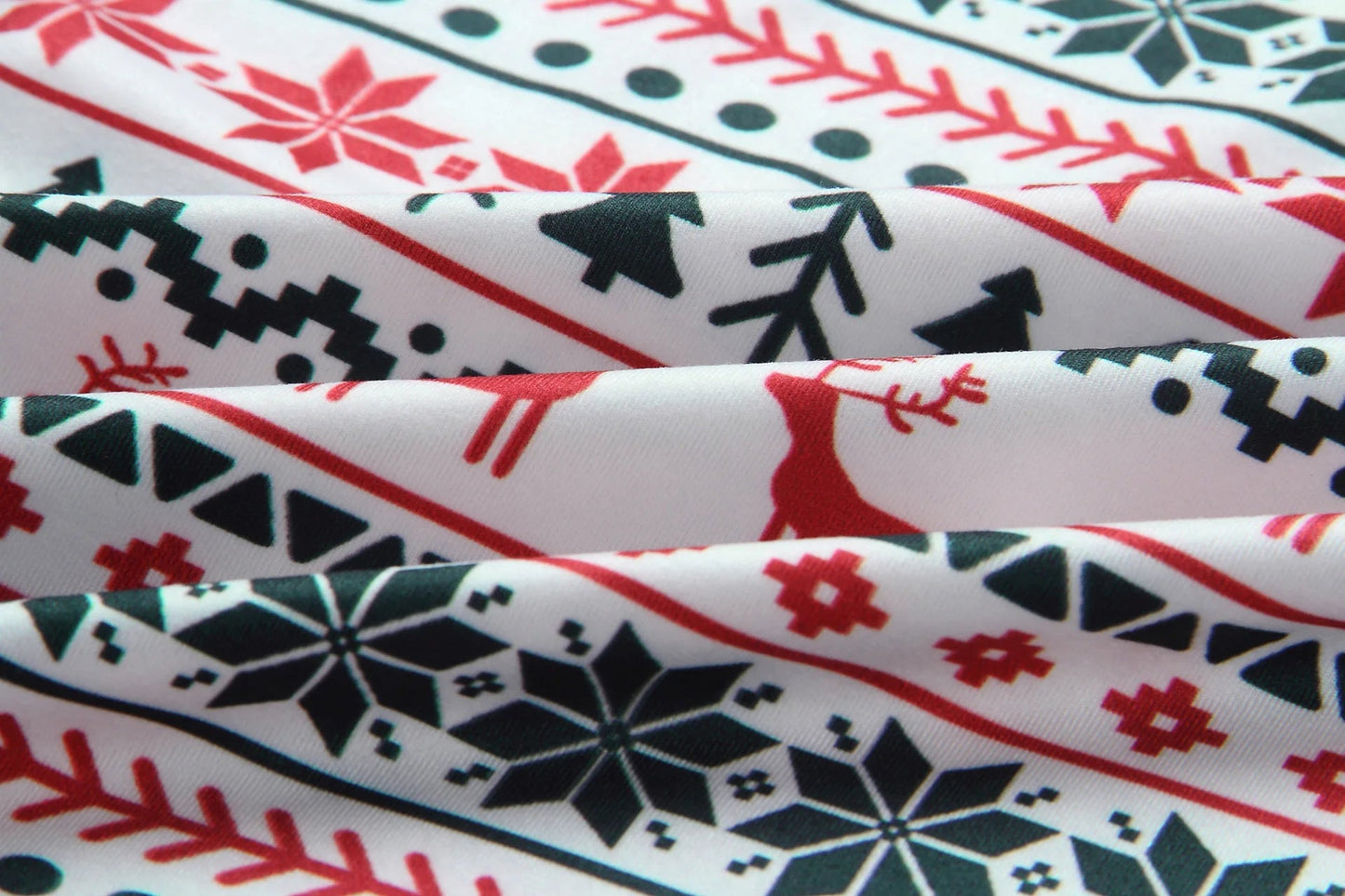 Christmas Family Matching Pajamas Set 2025 Mom Dad Kids Elk Print 2Pcs Clothes Baby Romper Family Look Soft Sleepwear Xmas Gift - MAGUSTA BEAUTY