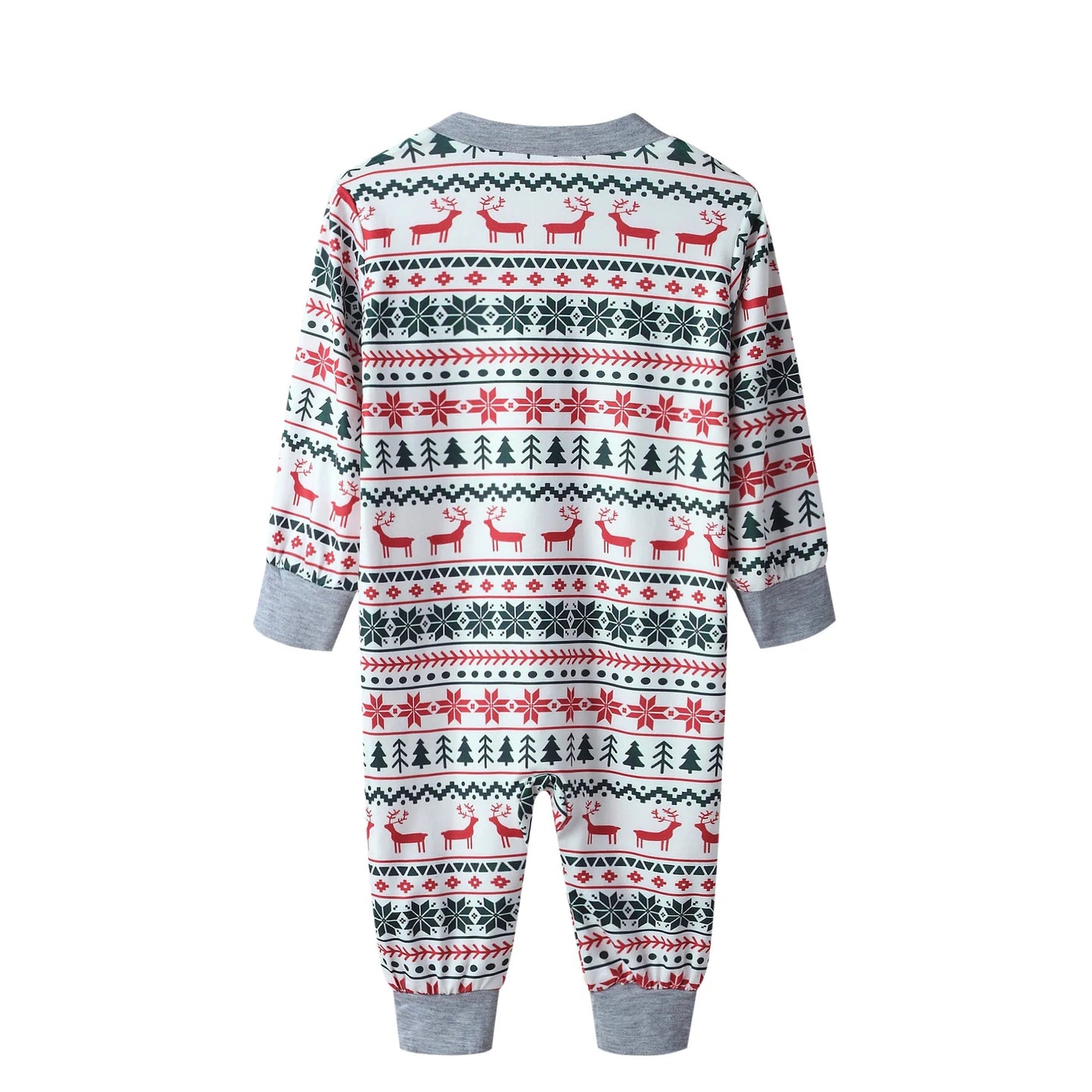 Christmas Family Matching Pajamas Set 2025 Mom Dad Kids Elk Print 2Pcs Clothes Baby Romper Family Look Soft Sleepwear Xmas Gift - MAGUSTA BEAUTY