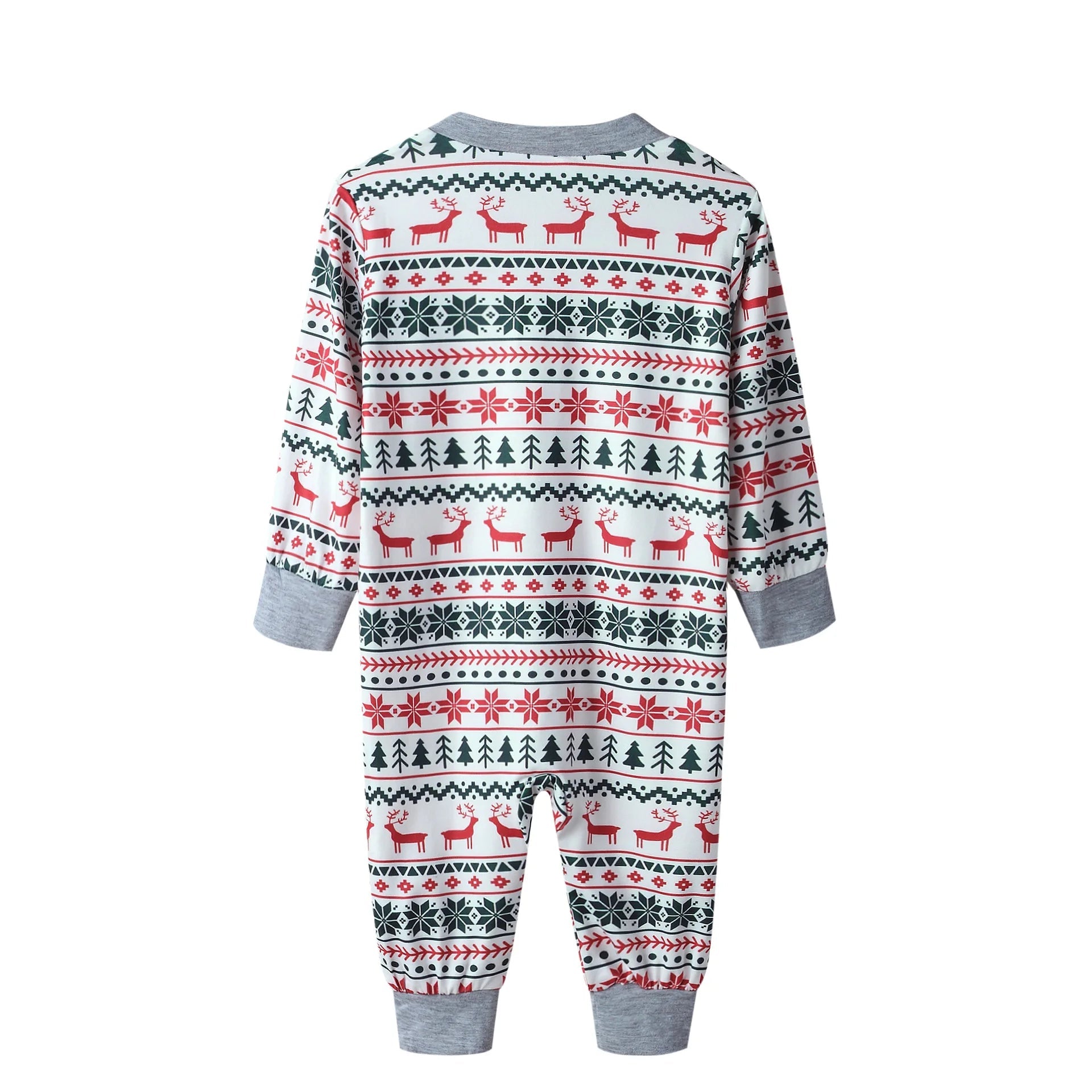 Christmas Family Matching Pajamas Set 2025 Mom Dad Kids Elk Print 2Pcs Clothes Baby Romper Family Look Soft Sleepwear Xmas Gift - MAGUSTA BEAUTY