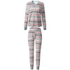 Christmas Family Matching Pajamas Set 2025 Mom Dad Kids Elk Print 2Pcs Clothes Baby Romper Family Look Soft Sleepwear Xmas Gift - MAGUSTA BEAUTY
