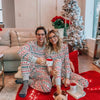 Christmas Family Matching Pajamas Set 2025 Mom Dad Kids Elk Print 2Pcs Clothes Baby Romper Family Look Soft Sleepwear Xmas Gift - MAGUSTA BEAUTY