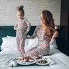 Christmas Family Matching Pajamas Set 2025 Mom Dad Kids Elk Print 2Pcs Clothes Baby Romper Family Look Soft Sleepwear Xmas Gift - MAGUSTA BEAUTY