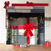 Christmas Front Door Decoration Hanging Bow Knot Imitation Linen Ribbon New Year Xmas Front Door Decor Big Bow Diy Material - MAGUSTA BEAUTY