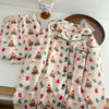 Christmas PJ Set Women Autumn Female Homewear Long Sleeves Button Sleepwear Pajamas Pants Pajama Sets Kawaii Y2K Girls Nightwear - MAGUSTA BEAUTY