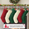 Christmas Stockings For Kids Large Size Cable Knit Stocking Christmas Decorations For Family Party - MAGUSTA BEAUTY