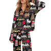 Christmas Tree Long Sleeve Women's Pajamas Set Fashionable Casual Comfortable 3D Printed Casual Y2K Women's Pajama Set 2025 - MAGUSTA BEAUTY