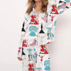 Christmas Tree Long Sleeve Women's Pajamas Set Fashionable Casual Comfortable 3D Printed Casual Y2K Women's Pajama Set 2025 - MAGUSTA BEAUTY