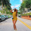 CM.YAYA Lace Up Side Hollow Out Seersucker Sleeveless Turtleneck Bodycon Midi Dress Women 2022 Summer Chic Ins Dresses - MAGUSTA BEAUTY