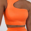 Cut Out Sexy Crop Off Shoulder Solid Skinny Sport Short Tops Women Tank Irregular Summer Tube Tops - MAGUSTA BEAUTY