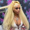 Deep Wave 13x6 HD Lace Frontal Human Hair Wig 30 40 Inch Curly 613 Honey Blonde Water Wave 13x4 Lace Front Wigs For Women 250% - MAGUSTA BEAUTY