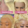 Deep Wave 13x6 HD Lace Frontal Human Hair Wig 30 40 Inch Curly 613 Honey Blonde Water Wave 13x4 Lace Front Wigs For Women 250% - MAGUSTA BEAUTY