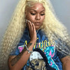Deep Wave 13x6 HD Lace Frontal Human Hair Wig 30 40 Inch Curly 613 Honey Blonde Water Wave 13x4 Lace Front Wigs For Women 250% - MAGUSTA BEAUTY