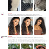 Deep Wave Frontal Wig Human Hair 13x4 Curly Human Hair Wig Transparent Lace Wig 13x6 Water Wave Wigs 180 Density - MAGUSTA BEAUTY