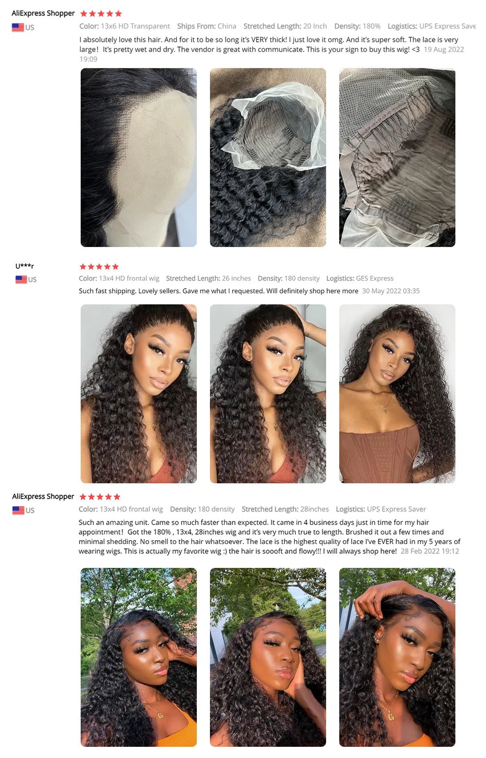 Deep Wave Frontal Wig Human Hair 13x4 Curly Human Hair Wig Transparent Lace Wig 13x6 Water Wave Wigs 180 Density - MAGUSTA BEAUTY