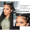 Deep Wave Frontal Wig Human Hair 13x4 Curly Human Hair Wig Transparent Lace Wig 13x6 Water Wave Wigs 180 Density - MAGUSTA BEAUTY