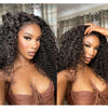 Deep Wave Frontal Wig Human Hair 13x4 Curly Human Hair Wig Transparent Lace Wig 13x6 Water Wave Wigs 180 Density - MAGUSTA BEAUTY