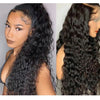 Deep Wave Frontal Wig Human Hair 13x4 Curly Human Hair Wig Transparent Lace Wig 13x6 Water Wave Wigs 180 Density - MAGUSTA BEAUTY