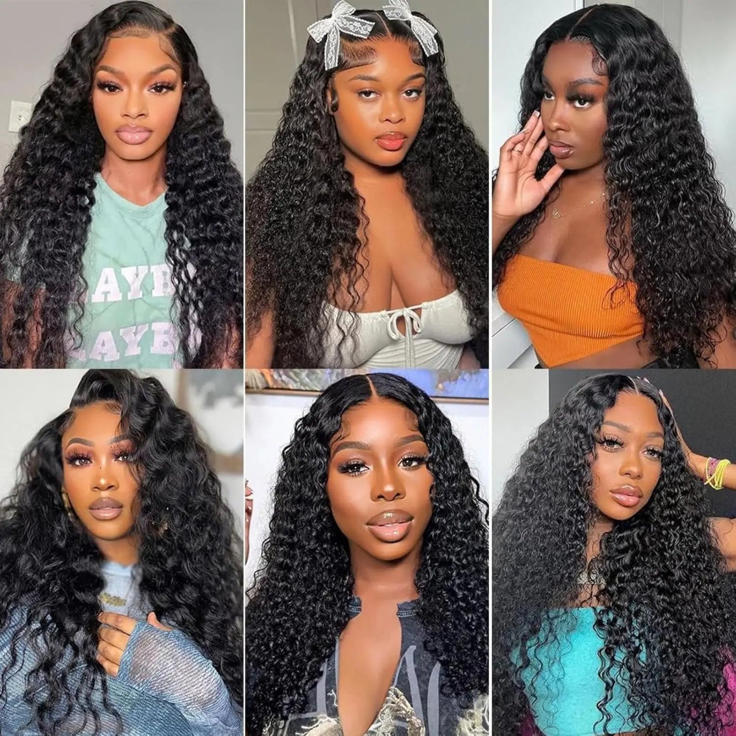 Deep Wave Human Hair Bundles, 12A Curly Bundles Human Hair, 22 24 26 Inch Wet and Wavy Brazilian Virgin Deep Wave - MAGUSTA BEAUTY