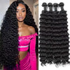 Deep Wave Human Hair Bundles, 12A Curly Bundles Human Hair, 22 24 26 Inch Wet and Wavy Brazilian Virgin Deep Wave - MAGUSTA BEAUTY