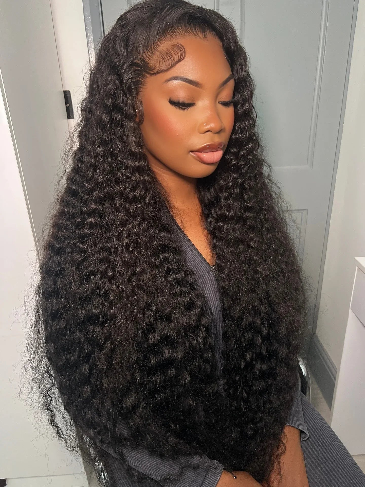 Deep Wave Human Hair Bundles, 12A Curly Bundles Human Hair, 22 24 26 Inch Wet and Wavy Brazilian Virgin Deep Wave - MAGUSTA BEAUTY