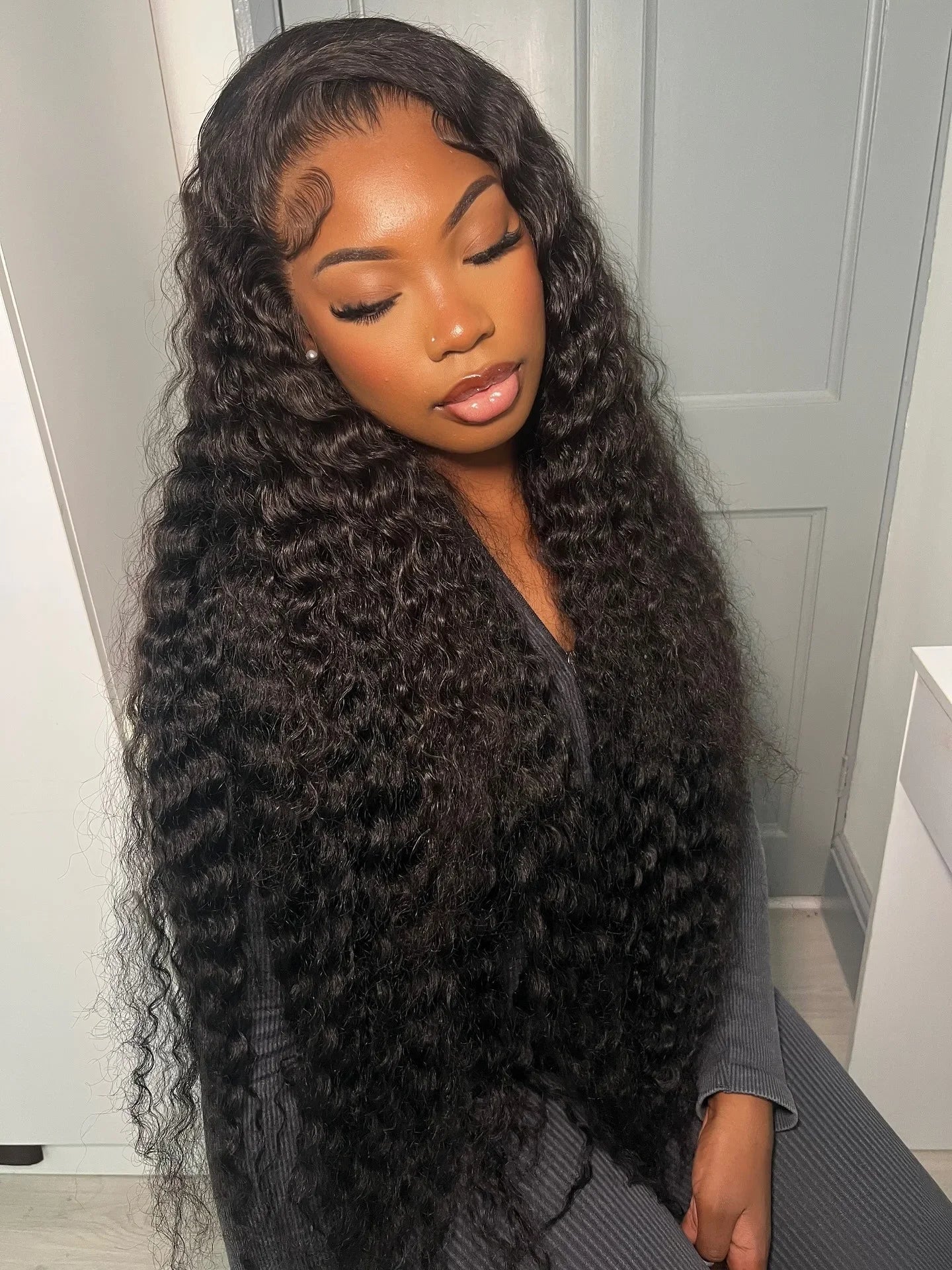Deep Wave Human Hair Bundles, 12A Curly Bundles Human Hair, 22 24 26 Inch Wet and Wavy Brazilian Virgin Deep Wave - MAGUSTA BEAUTY
