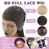 Deep Wave Human Hair Wig 360 Full Lace Hidden Strap Pre Plucked Glueless Natural Look Invisible Band Wig For Black Women - MAGUSTA BEAUTY