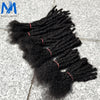 Dreadlock Extension Human Hair 0.6cm Thickness 8 Inch Full Handmade Permanent Locs Can Be Dyed and Bleached for Women Men - MAGUSTA BEAUTY