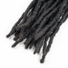 Dreadlock Extension Human Hair 0.6cm Thickness 8 Inch Full Handmade Permanent Locs Can Be Dyed and Bleached for Women Men - MAGUSTA BEAUTY