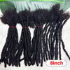 Dreadlock Extension Human Hair 0.6cm Thickness 8 Inch Full Handmade Permanent Locs Can Be Dyed and Bleached for Women Men - MAGUSTA BEAUTY