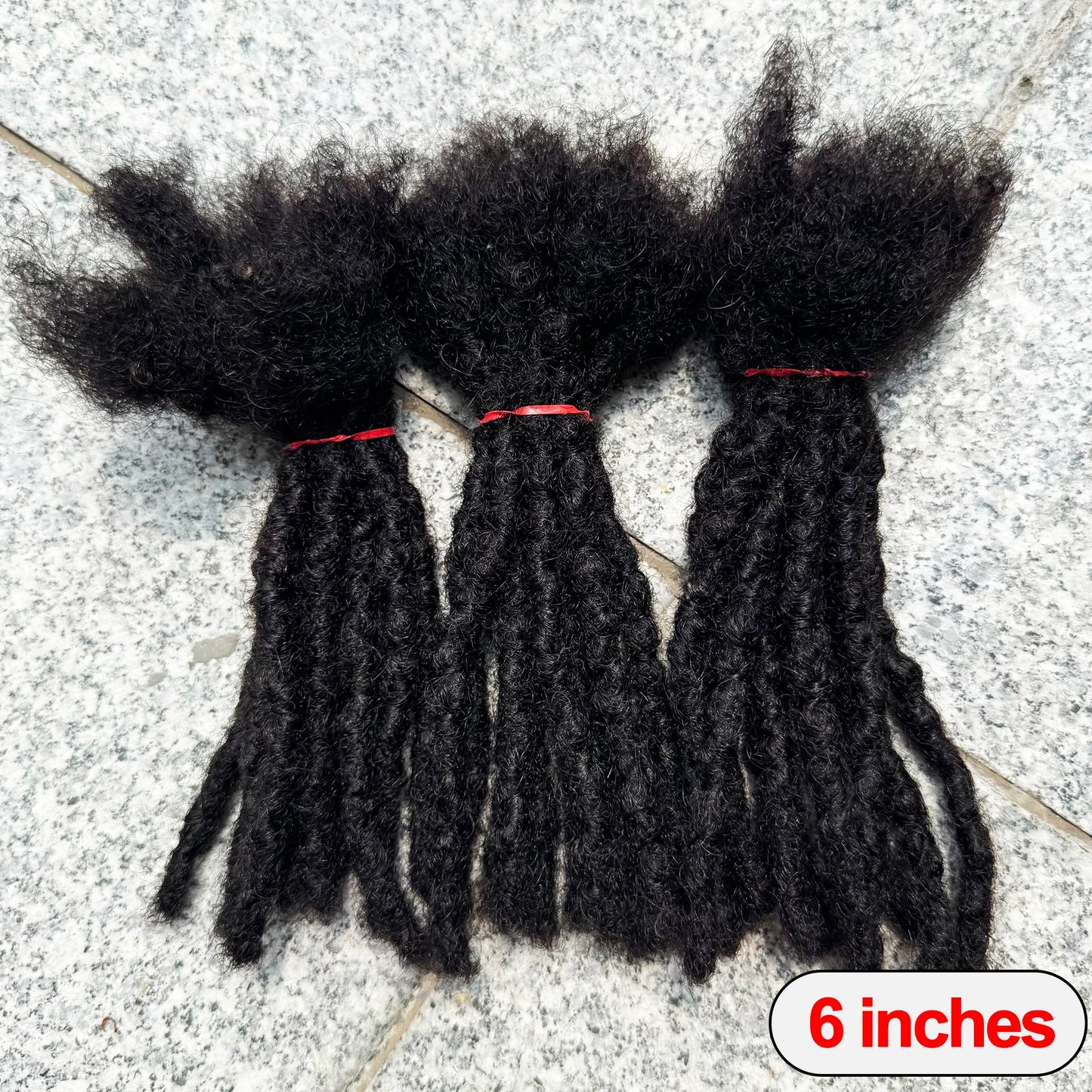 Dreadlock Extension Human Hair 0.6cm Thickness 8 Inch Full Handmade Permanent Locs Can Be Dyed and Bleached for Women Men - MAGUSTA BEAUTY