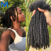 Dreadlock Extension Human Hair 0.6cm Thickness 8 Inch Full Handmade Permanent Locs Can Be Dyed and Bleached for Women Men - MAGUSTA BEAUTY