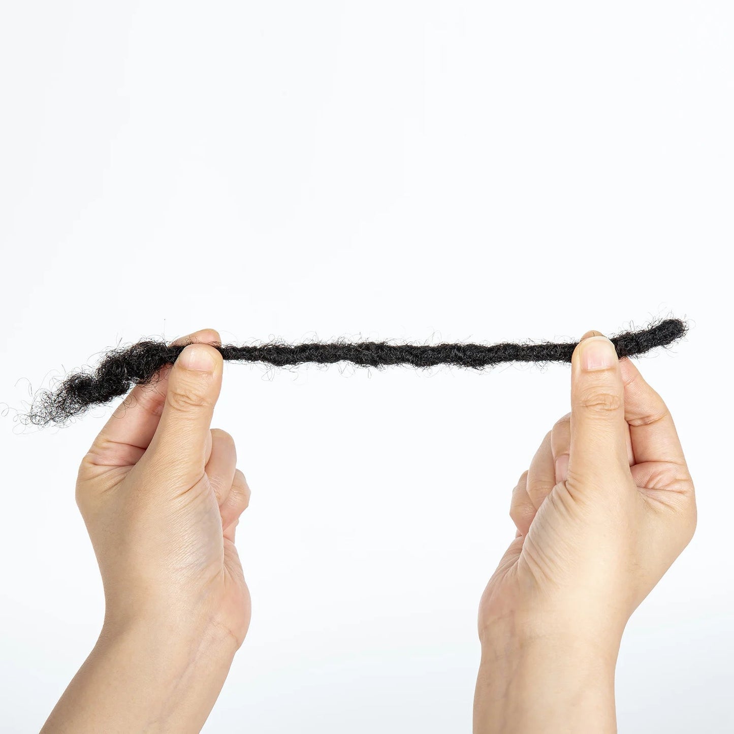 Dreadlock Extension Human Hair 0.6cm Thickness 8 Inch Full Handmade Permanent Locs Can Be Dyed and Bleached for Women Men - MAGUSTA BEAUTY
