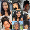 Dreadlock Extension Human Hair 0.6cm Thickness 8 Inch Full Handmade Permanent Locs Can Be Dyed and Bleached for Women Men - MAGUSTA BEAUTY