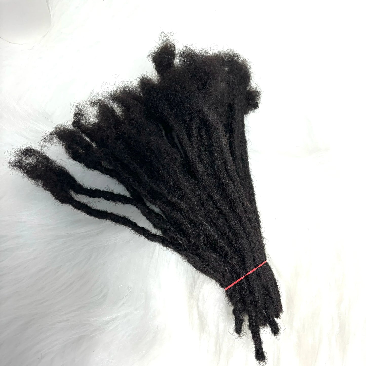Dreadlock Extensions Real Human Hair For Man/Women 0.6cm Wedth Permanent Loc Extensions 20 Strands 8 Inch Brazilian Dreadlock - MAGUSTA BEAUTY