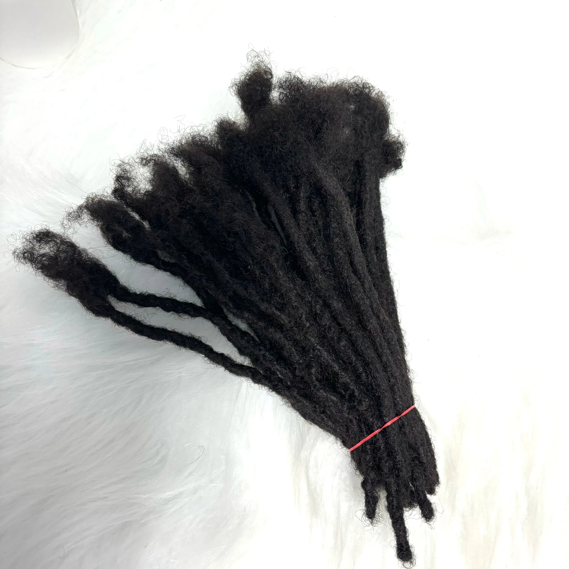 Dreadlock Extensions Real Human Hair For Man/Women 0.6cm Wedth Permanent Loc Extensions 20 Strands 8 Inch Brazilian Dreadlock - MAGUSTA BEAUTY