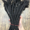 Dreadlock Extensions Real Human Hair For Man/Women 0.6cm Wedth Permanent Loc Extensions 20 Strands 8 Inch Brazilian Dreadlock - MAGUSTA BEAUTY