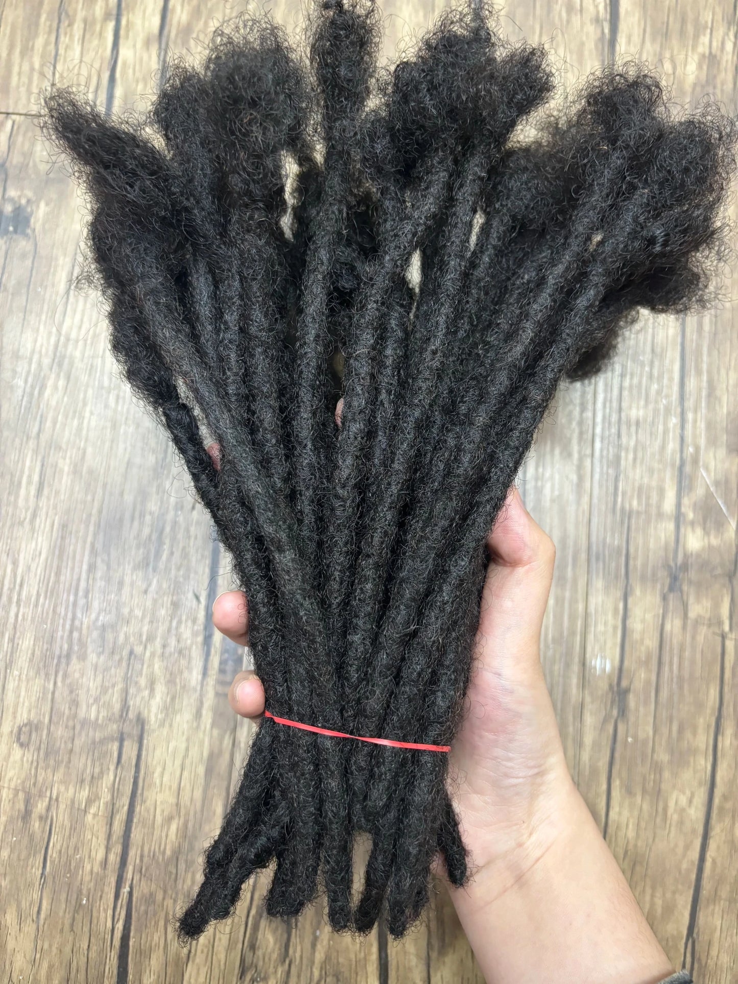 Dreadlock Extensions Real Human Hair For Man/Women 0.6cm Wedth Permanent Loc Extensions 20 Strands 8 Inch Brazilian Dreadlock - MAGUSTA BEAUTY