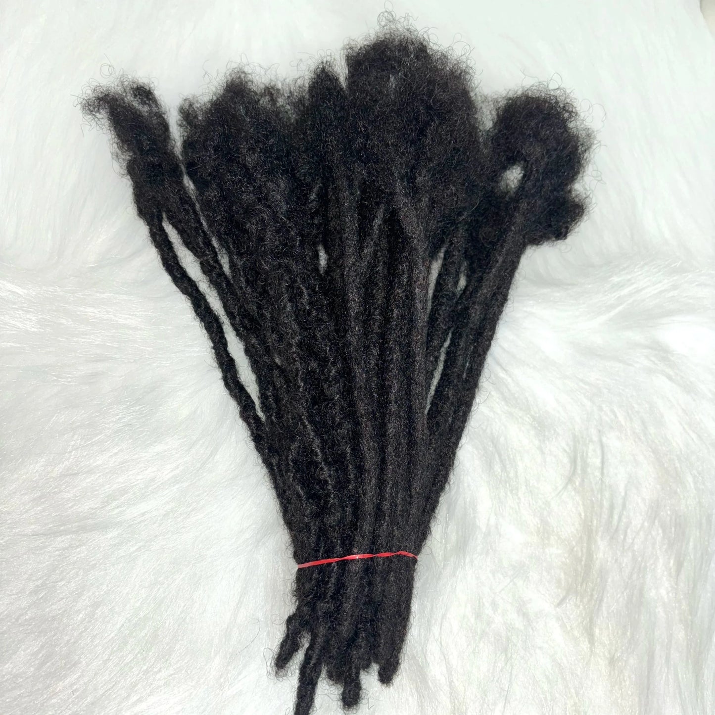 Dreadlock Extensions Real Human Hair For Man/Women 0.6cm Wedth Permanent Loc Extensions 20 Strands 8 Inch Brazilian Dreadlock - MAGUSTA BEAUTY