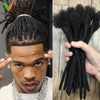 Dreadlock Extensions Real Human Hair For Man/Women 0.6cm Wedth Permanent Loc Extensions 20 Strands 8 Inch Brazilian Dreadlock - MAGUSTA BEAUTY