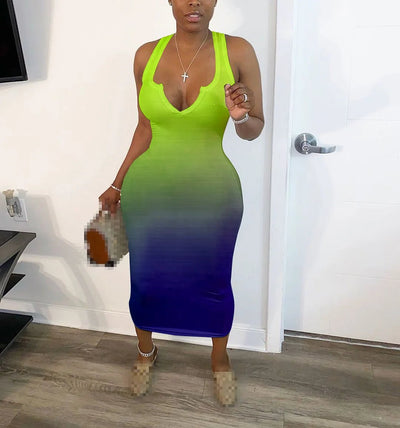 dress women dresses sexy long dress summer clothes for women dresses v-neck sexy wholesale dropshipping - MAGUSTA BEAUTY