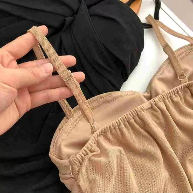 Dresses Women Sexy Club Shirring Design Summer Leisure Lady Mini Straps Dress - MAGUSTA BEAUTY