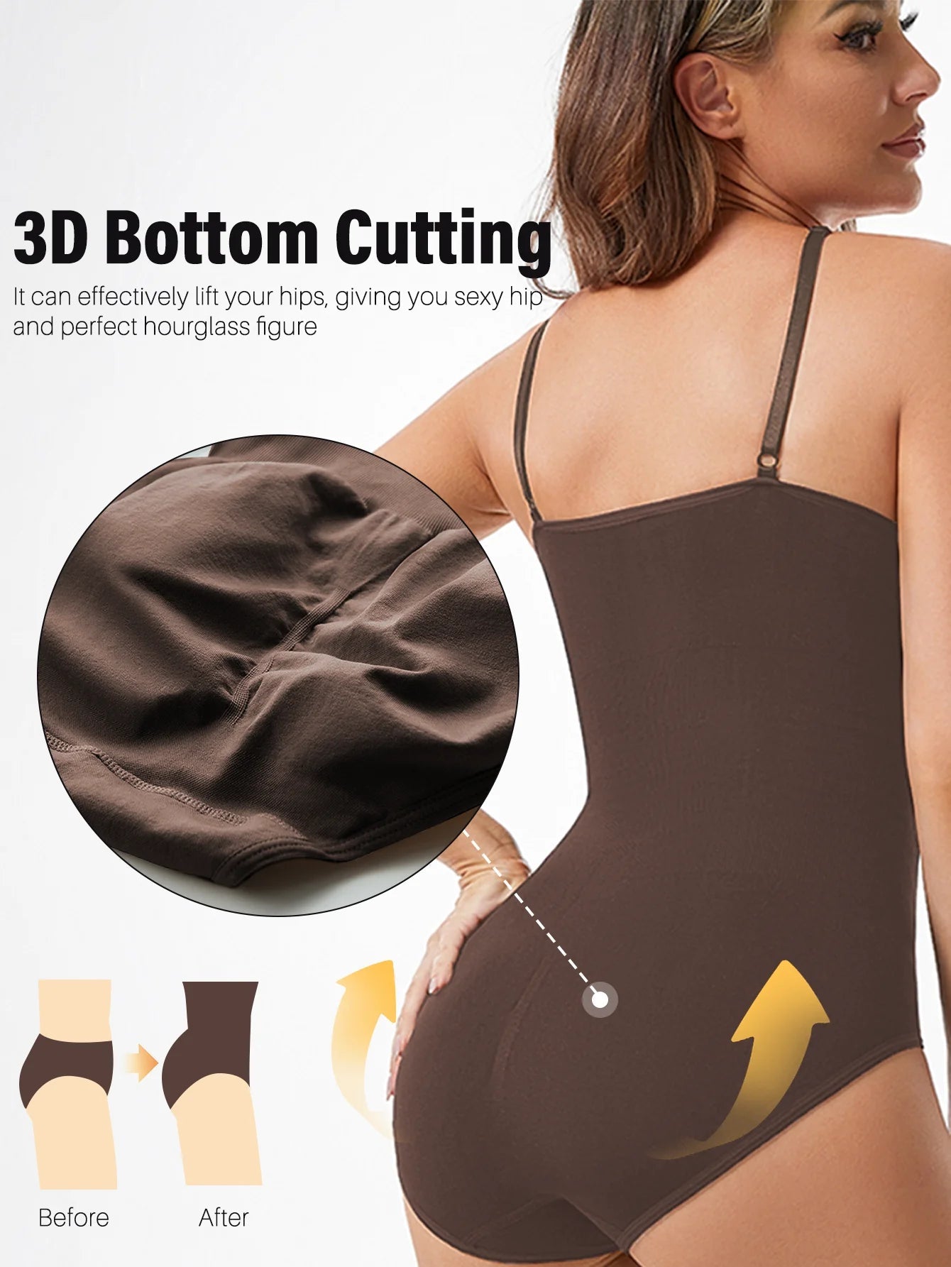 Drop Shipping Women Sexy Shapewear Seamless Slimming Butt Lifter Shaper Smooth Out Bodysuit Open Crotch High Elastic Body Suits - MAGUSTA BEAUTY