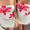 Dulzura Chest Wrapping Backless Bodycon Flower Print Crop Top Women'S Sexy Elegant Casual Y2K Short Top Party Club Summer Outfit - MAGUSTA BEAUTY