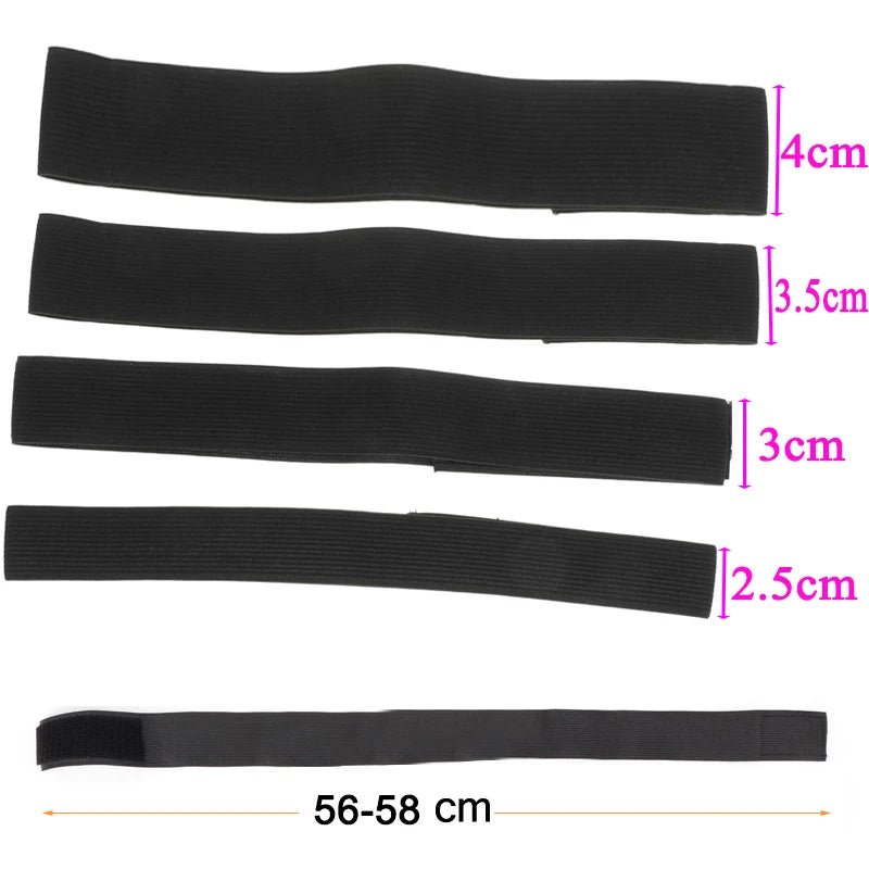 Elastic Band For Wig 10Pcs Babys Hair Edges Wrap Wig Band Lace Melting Band Adjustable Lace Wig Melt Bands Wig Accessories - MAGUSTA BEAUTY