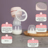Electric Breast Pump Breast Pump with LED Screen Milk Puller for Breastfeeding Low Noise with 180ml Milk Bottle BPA-free - MAGUSTA BEAUTY