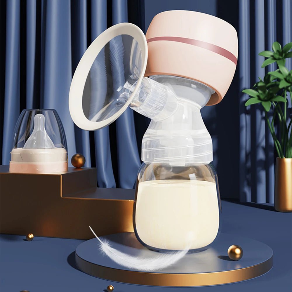 Electric Breast Pump Breast Pump with LED Screen Milk Puller for Breastfeeding Low Noise with 180ml Milk Bottle BPA-free - MAGUSTA BEAUTY